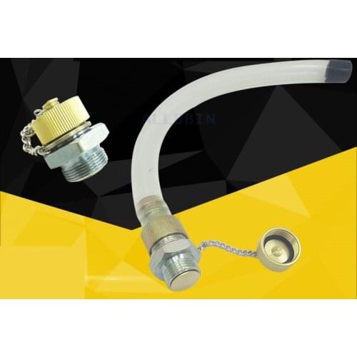 For VOLVO EC 210 240 29 360 460B 480D Oil drain valve Screw oil drain pipe excavator accessories