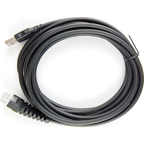 2pcs/lot BarCode Scanner USB Cable, Spiral, 3M(10ft),USB Cable, For CINO F680,F780,USB Interface