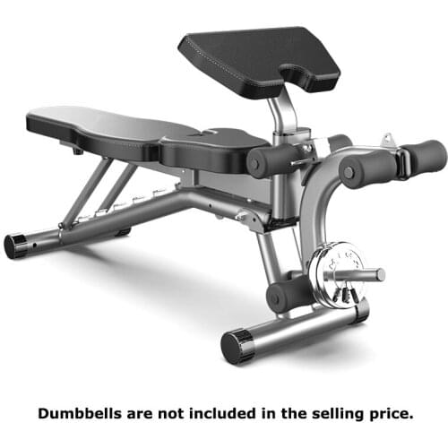 Home gym fitness multifunction supine board, whole body building sit up bench, adjustable weight bench