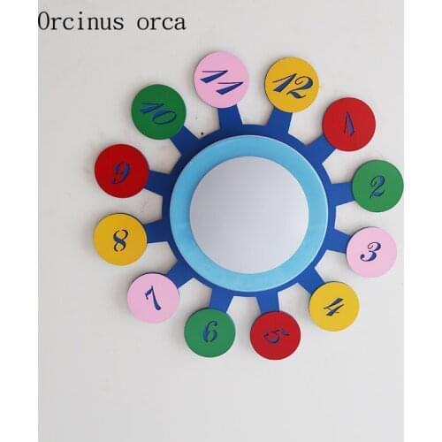 Cartoon creative color LED ceiling lamp childrens room boys and girls bedroom modern simple digital ceiling lamp free shipping