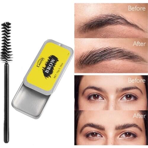 Eyebrow Soap Wax Fluffy Eyebrows Gel Eyebrow Styling Makeup Soap Brow Sculpt Lift Waterproof Transparent Stereotype Soap Brow