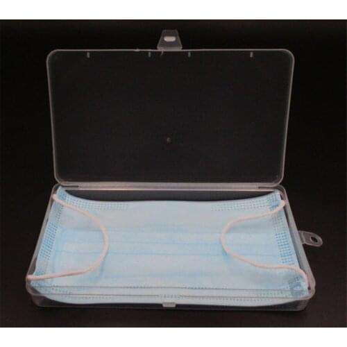 New 100pcs/lot Portable Dustproof Mask Case Disposable Face Masks Container Disposable Mask Storage Box Storage Organizer