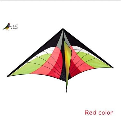 New Toys 5.2ft High Quality Power Single Line Red Triangle Kite With Handle And Line Good Flying Hot Sale