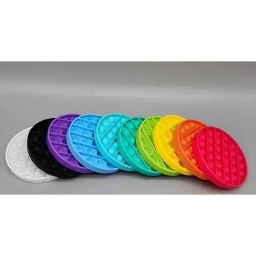 Bubble Sensory Toy Autism Needs Squishy Stress Reliever Toys Adult Child Funny Anti-stress Reliver Stress Home Decoration Plates