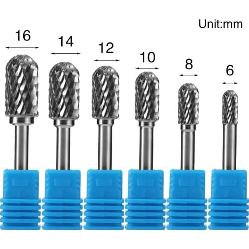 Hand tools hard metal rotary file rotary burrs CX-type Single slot power tools wood working tools and accessories 6mm-16mm