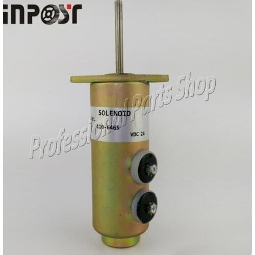 24V, 110-6465 , 6T-4122 Diesel shutoff shutdown solenoid For CAT