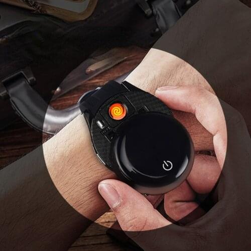 Sports Bracelet, Smart Watch Cigarette Lighter Watch Call Reminder Multi-functio Wire-changeable USB Bluetooth Gadgets for Men