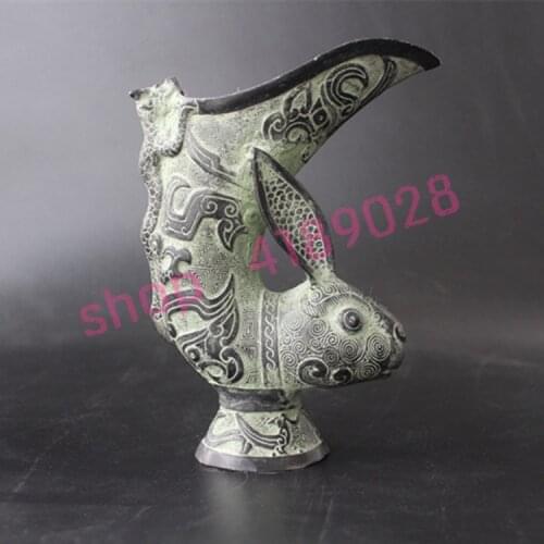 Ancient bronzes, twelve zodiac rabbits Warring States cups, antique collections