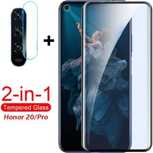 2 in 1 Camera Glass Honor 20 Screen Protector For Huawei Honor 20 Pro Tempered Glass On Honer20 20Pro Back Lens Film
