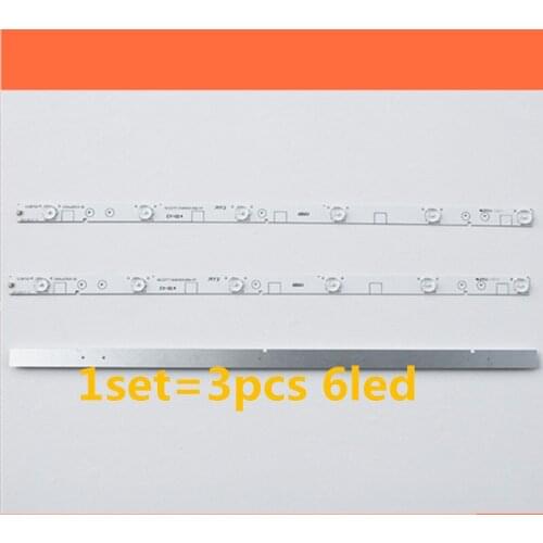 3pcs/set 570mm LED Backlight strip 6 lamp For Hisense 32"TV LED32K20JD LED32K30JD E227809 LED32EC260JD LED32EC110JD HXF-S 6V/LED