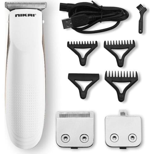 White Hair Trimmer for men with 3 Type blades Hair Cutting Machine Hair clipper Professional Cordless Styling Tools