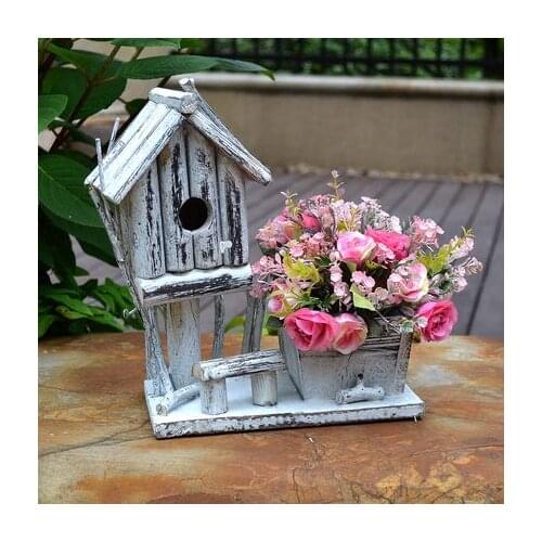 Outdoor Proto-ecological Courtyard Bird Nest Flowerpot Feeder Villa Garden Balcony Decorative Ornament Landscaping