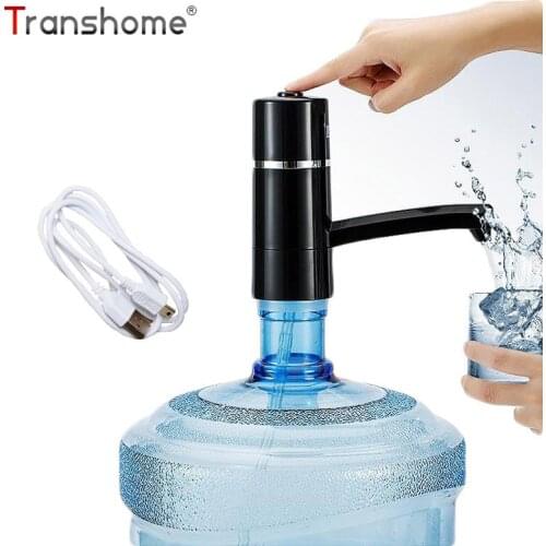 Transhome Water Pump For Bottle Electric Charging Bucket Water Pump Suction Automatic Water Dispenser The Water Tea Fountain Tap