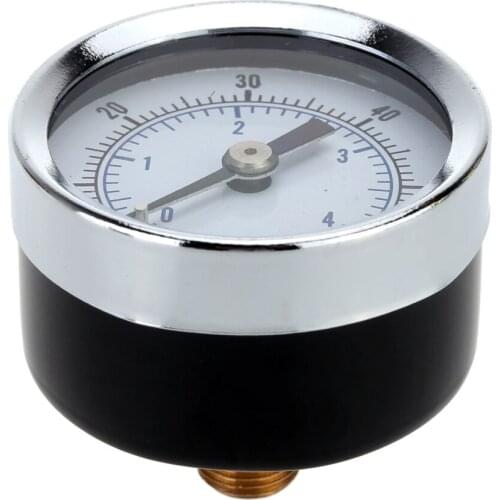 0-60 PSI Hydraulic Pressure Gauge 1/8" NPT Air Compressor Back Mount 1.5" Dial Plate Pressure Diagnostic-tool Accurate Manometer