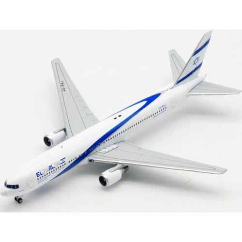 1:400 Scale Israel Airways B767-300ER Airlines Model with Base Alloy Aircraft For Collectible Souvenir Show Gift Toys