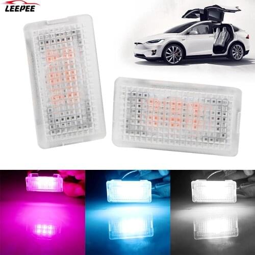 1 pair Replacement Indoor Trunk Light Car Door Atmosphere Light For Tesla Model 3 Model S Model X Car Interior Reading Light