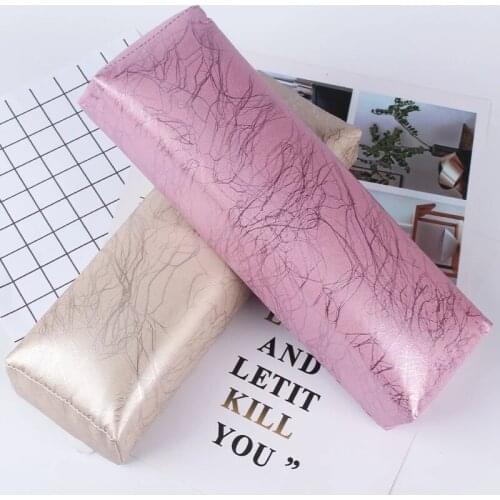 1 Pc Pink PU Leather Hand Pillow Rest for Nail Art Tool Hand Nail Cushion Nail Pillow Manicure Salon Hand Holder Table Arm Rest