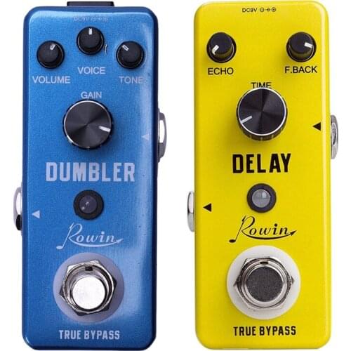 2 Pcs Guitar Effect Pedal: 1 Pcs Analog Vintage Delay Guitar Effect Pedal & 1 Pcs LEF-315 Analog Dumbler Guitar Effect Ped