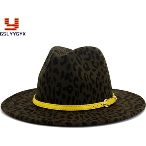 2020 Best Price Hig h Quality Women Men Woolen Felt Fedora Hat Cotton Unisex Jazz Panama Church Cowboy Hat L XL