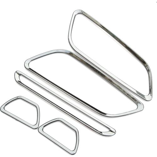 5pcs/lot ABS Chrome For Ford Focus 3 MK3 2012 2013 interior outlet decoration ring