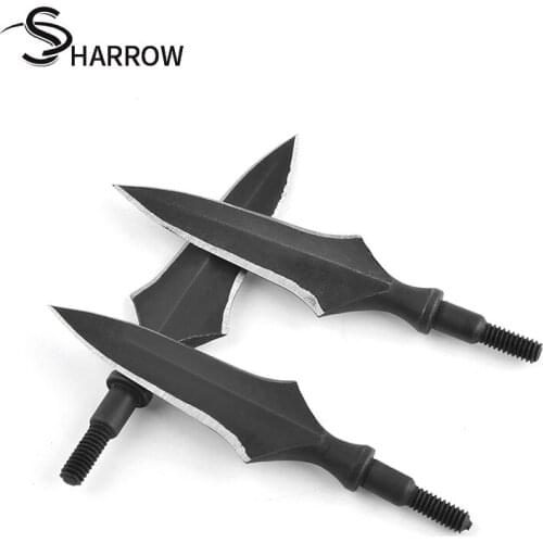 8pcs Archery Traditional Broadheads 200gr Arrowheads Screw Points Bow Hunting Shooting Arrow Accessories