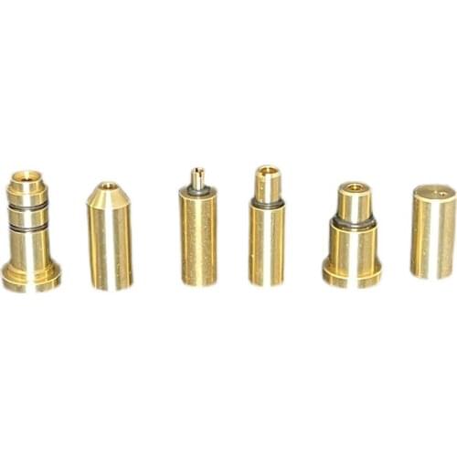 9pcs/Set Reusable Brass Copper Gas Nozzle Adapter For Dunhill Dupont & Other Lighters Special Refill Butane Tools Free Shipping