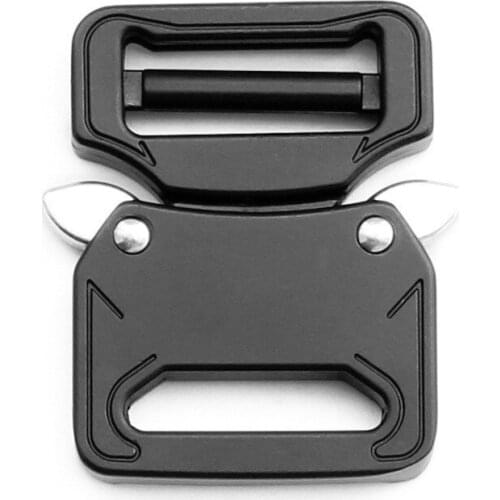 IWOWN 27mm Alloy Quick Side Release Buckle Mens Outdoor Tactical Belt Buckles Head DIY Clothes Webbing Strap Outdoors Accessory