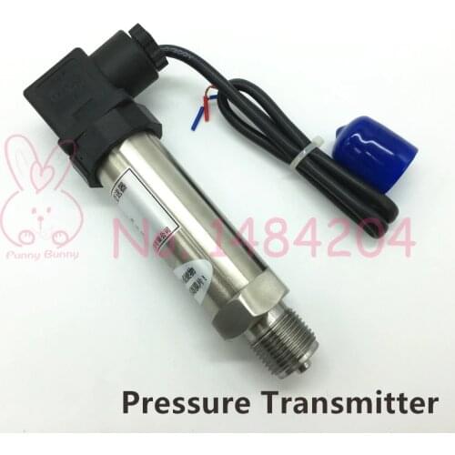 0-10 Bar Pressure Transmitter Air Water Oil 4-20mA Output High Performance Diffused Silicone Pressure Transducer SUS 304 SS