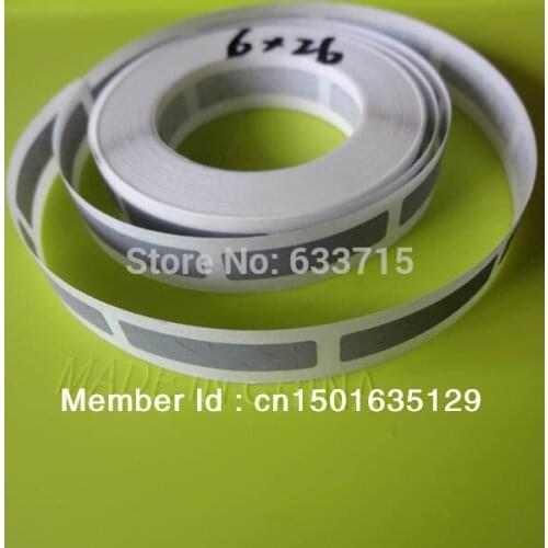 Scratch labels in size 6mm * 26mm USD 86/10000 pieces