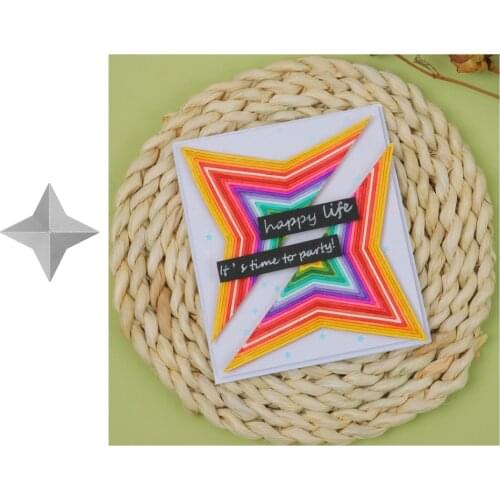 Water Drop Frame Border Irregular Geometry Metal Cutting Dies Cut Mold Stars Scrapbook Craft Knife Mould Blade Punch Stencils