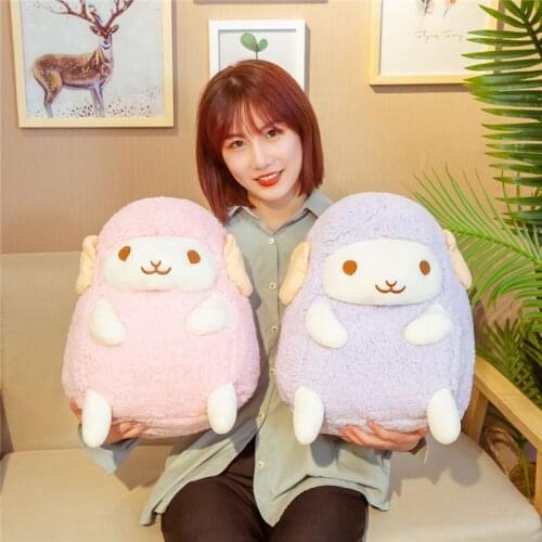 Hot 30cm-40cm Nice Cute Rainbow Alpaca sheep Doll Plush Toys stuffed Animals Pillow Cushion Christmas Gift Kids Room decoration