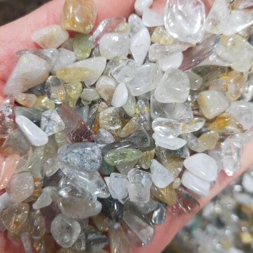 Natural Mixed Quartz Crystal Stone Rock Gravel Specimen Tank Decor Natural stones and minerals