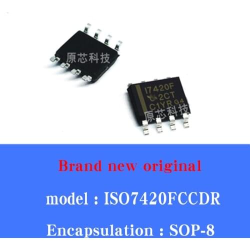 10/pcs ISO7420FEDR ISO7420FCCDR new original imported digital isolation chip spot SOP8