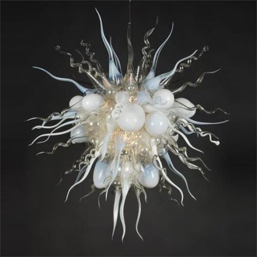 Vintage Ceiling Decor Blown glass Chihuly Chandeliers Crystal Hanging Glass Chain LED Decorative Italy Design