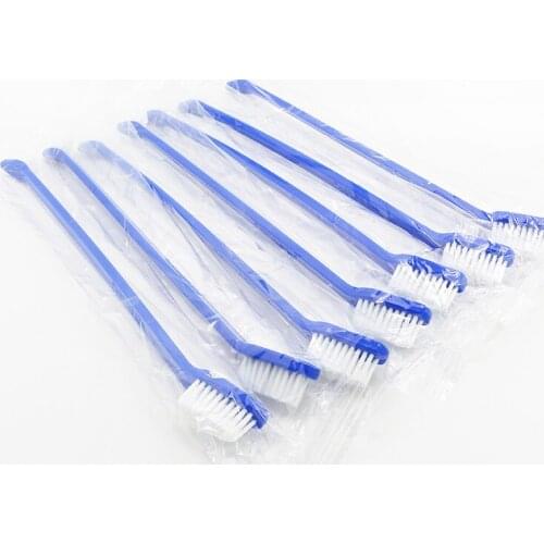 100Pcs Pet Dog Toothbrushes Pet Toothbrush Dog Cat Tooth Finger Brush Teeth Cleaner Dental Care Brush Cat Brushes