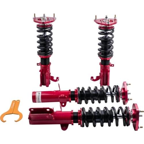 24 Step Adjustable Coilover Suspension Shock Struts for Toyota Corolla AE100 AE101 AE111 88-99