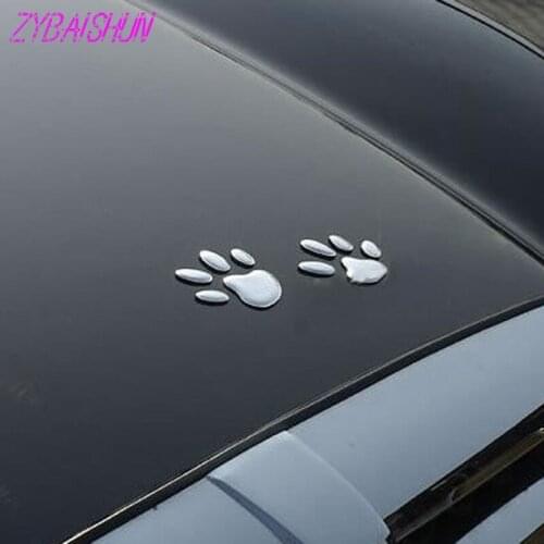Car sticker classy design paw 3D animal Cat Bear traces stickers for Mini One Cooper R50 R52 R53 R55 R56 R60 R61 PACEMAN COUNTRY