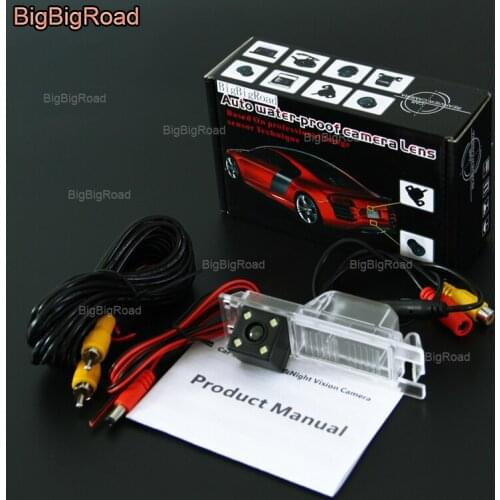 BigBigRoad Car Intelligent Dynamic Track Rear View Camera For Alfa Romeo AR 156 159 166 147 Brera Spider Giulietta 940 2010-2015