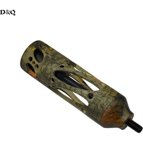 Archery Compound Bow Stabilizer 5'' CNC Machined Durable for Recurve Bow Hunting Shooting Target Sport Accessories 3 Colors