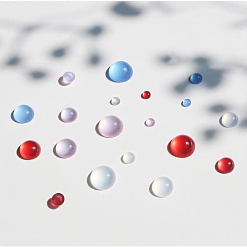 20-50pcs Imitation Cat Eye Stone Flatback Round Beads 4/6/8/10/ 12mm Natural Opal Cabochon Stone Loose Beads For Jewelry Making