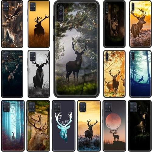 Deer Hunting Camo Phone Case for Samsung Galaxy A51 A71 A21s A31 A41 M31 A11 M51 A12 M31s A01 A91 M11 A42 A32 5G Cover Capa