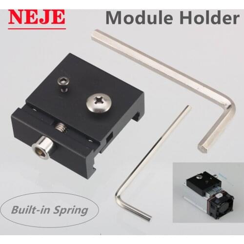 NEJE Laser Head Module Holder Adjustable Fast Slide Slot Clamps for Laser Engraver Cutter,With spring ,DIY Carving