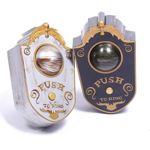 Halloween Doorbell Eyes Open Pushes Creepy Eyeballs Removable Doorbell Fun One-eyed Ghost Treatment Or Stunt Idea Decor Gift