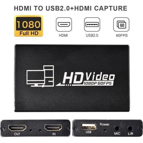 HDMI Video Capture Card HDMI to USB Video Capture Card Game Recorder Box Live Streaming gaming accessories gaming