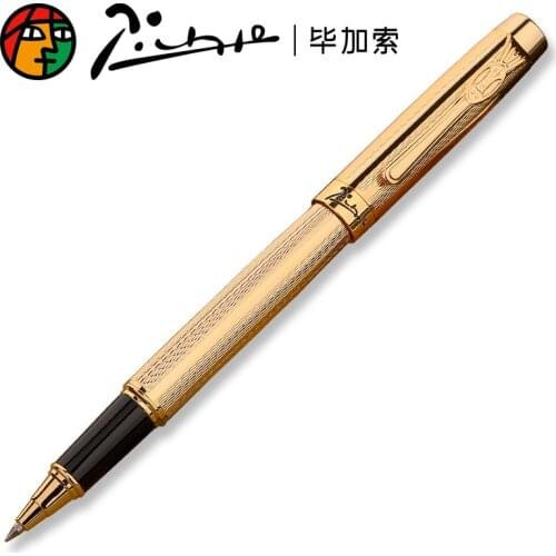 Picasso 933 Pimio Avignon Classic Roller Pen with Refill, Luxurious Engraved Craft Gift Box Optional Office Business Writing Pen