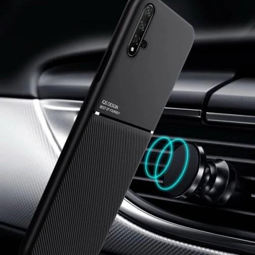 Phone Leather Case for Samsung Galaxy S10 S20 Plus Ultra S9 S8 Plus S10E Note 20 10 9 8 A50 A70 A71 FE Magnetic Car Plate Cover