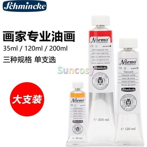 Schmincke Norma Professional Finest Artists Oil Colors Paint 35ml Tubes, High Quality, Unique Special Tones, Art supplies