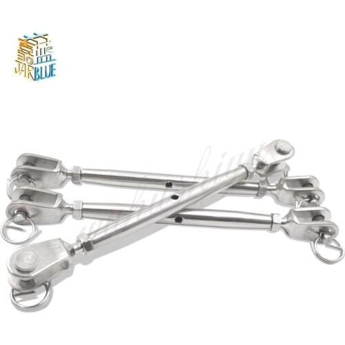 M5/m6/m8/m10/m12/m16/m20 Stainless Steel 304 Stainless Steel 304 Rigging Screw Closed Body Jaw/jaw Turnbuckle
