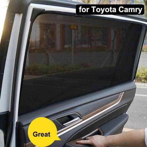 Magnetic Side Window Sunshade For Toyota Camry 2020 2019 Car Sun Shade Curtain Visor Shield Visor Sunscreen Accessories