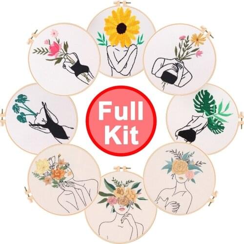Feminist Embroidery Starter Kit for Beginners, Modern Embroidery Kits, Contains all Embroidery Tools, English Description